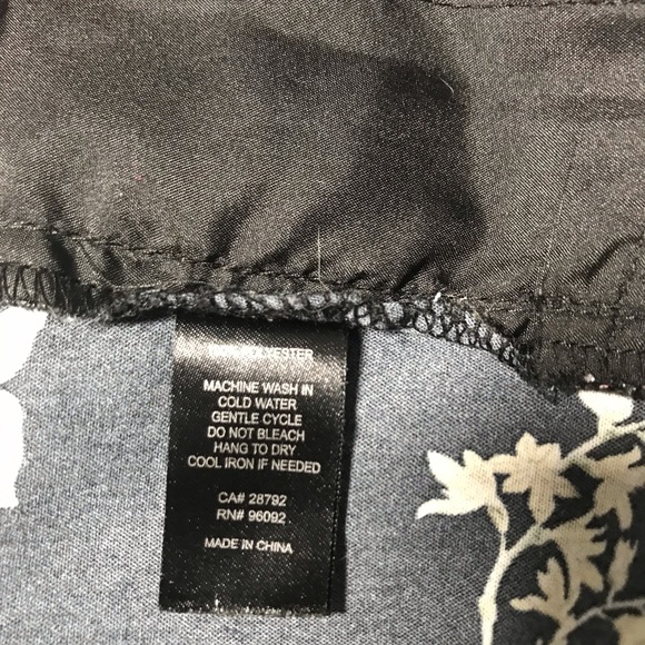 Ellane Rose Black Multicolour Floral Pants Size XS - Picture 6 of 16